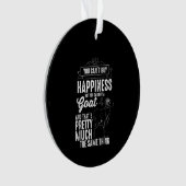 ヤギ愛好家ヤギの贈り物 オーナメント (正面)