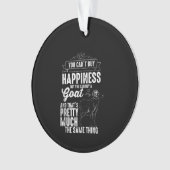 ヤギ愛好家ヤギの贈り物 オーナメント (正面)