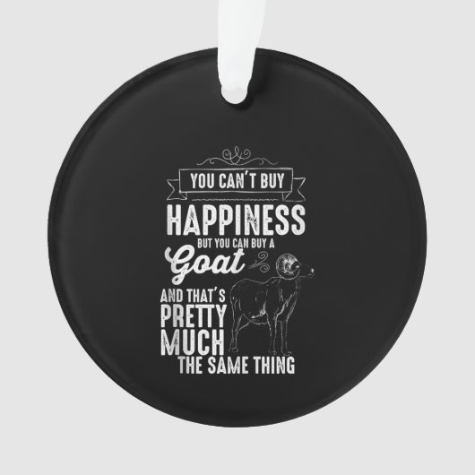 ヤギ愛好家ヤギの贈り物 オーナメント (正面)
