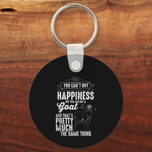 ヤギ愛好家ヤギの贈り物 キーホルダー (正面)