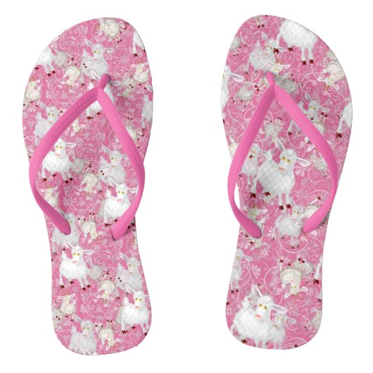 ヤギ愛好家 |ヤギGetYerGoatが多すぎます™ ビーチサンダル (ソール)