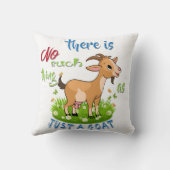 ヤギ愛好家 |ヤギGetYerGoat™ クッション (裏面)