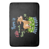 ヤギ愛好家 |ヤギGetYerGoat™ バスマット (正面縦)