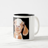 ヤギ愛 ツートーンマグカップ (正面右)