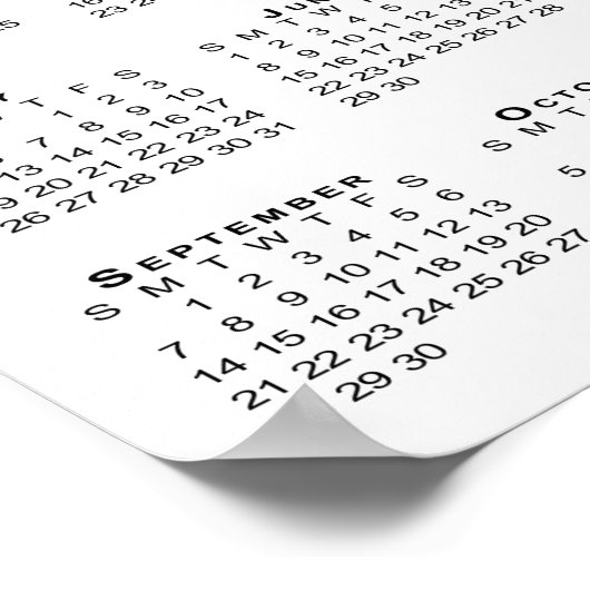 ヤギ感動的写真テンプレート2025カレンダー ポスター (角)