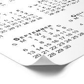 ヤギ感動的写真テンプレート2026カレンダー ポスター (角)