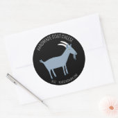 ヤギ手作りギフトソープロションチーズカスタムズ ラウンドシール (封筒)