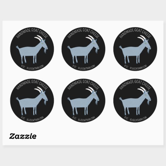 ヤギ手作りギフトソープロションチーズカスタムズ ラウンドシール (シート)