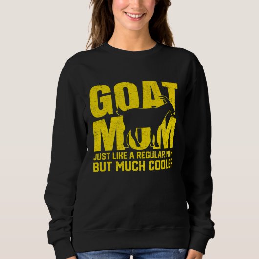 ヤギ最高のママEver Goatsマザーファーム農家ヤギ スウェットシャツ (正面)