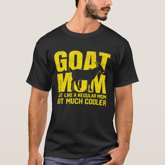 ヤギ最高のママEver Goatsマザーファーム農家ヤギ Tシャツ (正面)