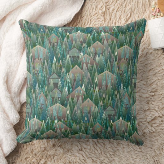 ヤギ材 クッション (ブランケット)