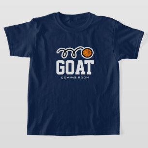 ヤギ来のバスケおもしろいットボールのTシャ子供へツ Tシャツ