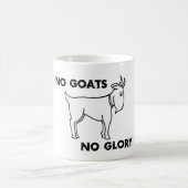 ヤギ無し栄光無し コーヒーマグカップ (中央)