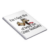 ヤギ熱狂するレディーゲイヤギ ノートブック (右側)