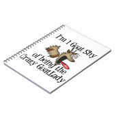 ヤギ熱狂するレディーゲイヤギ ノートブック (左側)