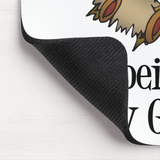 ヤギ熱狂するレディーゲイヤギ マウスパッド (コーナー)