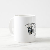 ヤギ熱狂するレディ コーヒーマグカップ (正面左)