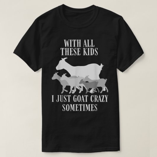 ヤギ牧民農家ヤギ熱狂するヤギ牧畜業者Bes Tシャツ (デザイン正面)