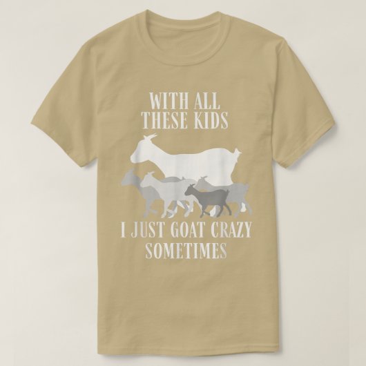 ヤギ牧民農家ヤギ熱狂するヤギ牧畜業者Bes Tシャツ (デザイン正面)