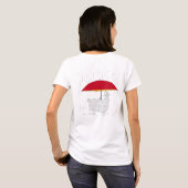 ヤギ用マウス傘 Tシャツ (裏面フル)