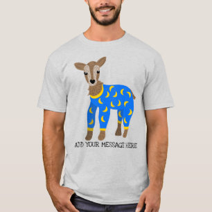 ヤギ着用パジャマイラストレーション パーソナライズされた Tシャツ