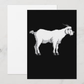 ヤギ着用医療顔マスク シーズンカード (正面/裏面)