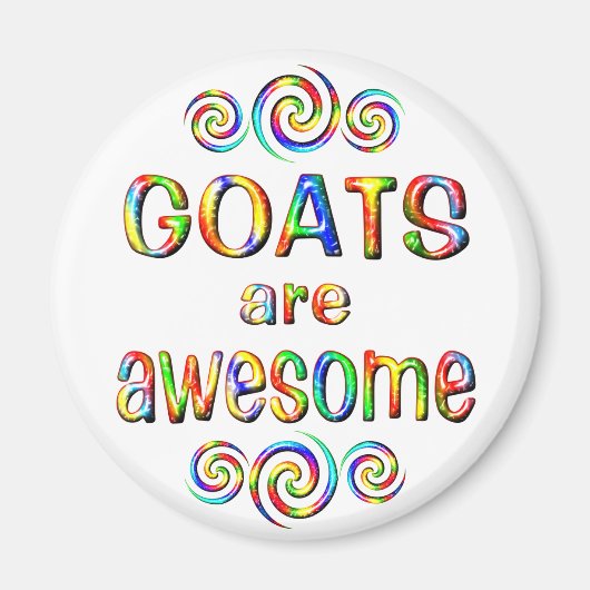 ヤギ素晴らしは マグネット (正面)