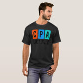 ヤギ素晴らし会計士Cpa税ブックキーパー切り Tシャツ (正面フル)