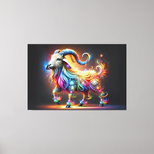 ヤギ素晴らし キャンバスプリント (正面)