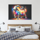 ヤギ素晴らし キャンバスプリント (インサイチュ (寝室))