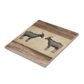 ヤギ素朴と木目陶磁器タイル タイル (側面)