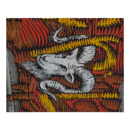 ヤギ羊ラムの年グラフィティ ポスター (正面)