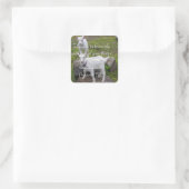 ヤギ聖なる書物、 経典シール スクエアシール (バッグ)