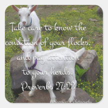 ヤギ聖なる書物、 経典シール