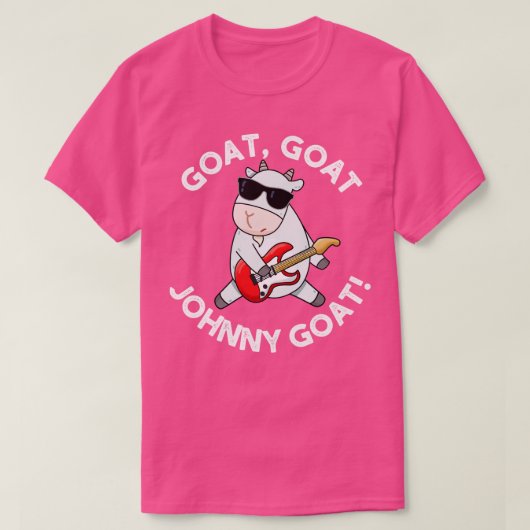 ヤギ行くヤギかわいい動物パン Tシャツ (デザイン正面)
