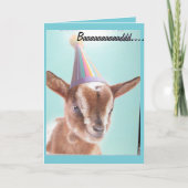 ヤギ誕生日カード カード (正面)