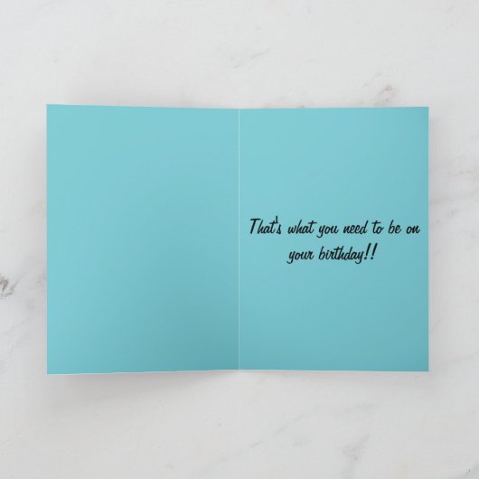 ヤギ誕生日カード カード (内部)