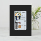 ヤギ識別カード贈与 セーブザデート (スタンド正面)