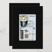 ヤギ識別カード贈与 セーブザデート (正面/裏面)