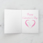 ヤギ蹄プリントバレンタインカード シーズンカード (内部)