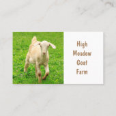 ヤギ農園 名刺 (裏面)