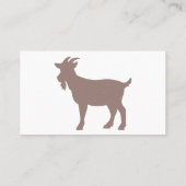 ヤギ農場のシルエット 名刺 (裏面)