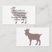 ヤギ農場のシルエット 名刺 (正面/裏面)