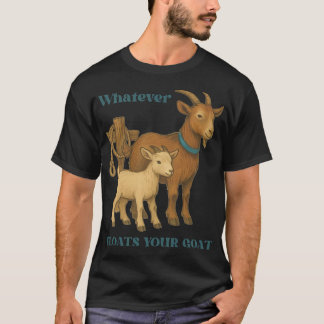 ヤギ農場の動物が浮かぶもの _1  Tシャツ