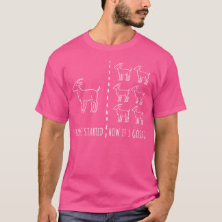 ヤギ農家ヤギの飼育装置及びヤギの飼育装置 Tシャツ