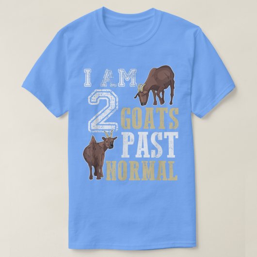 ヤギ農家I am 2ヤギ過去通常Png Tシャツ (デザイン正面)