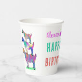 ヤギ農畜生誕生会 紙コップ (右)