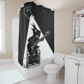 ヤギ遊はエレキギターだ シャワーカーテン (インサイチュ)