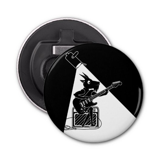 ヤギ遊はエレキギターだ 栓抜き (正面)