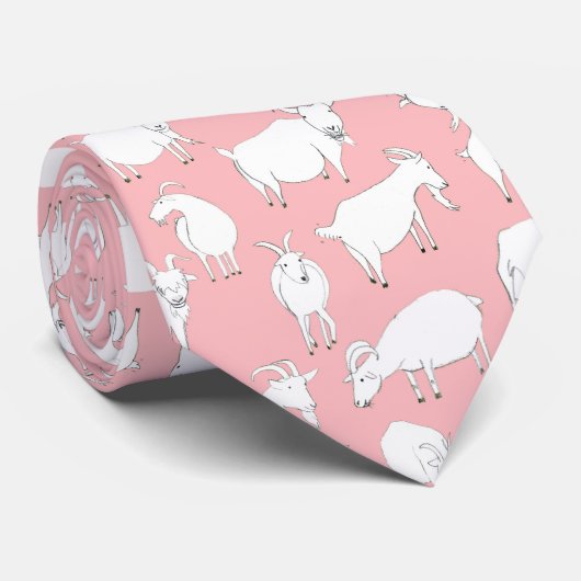 ヤギ遊ズ – ピンク ネクタイ (ロール)